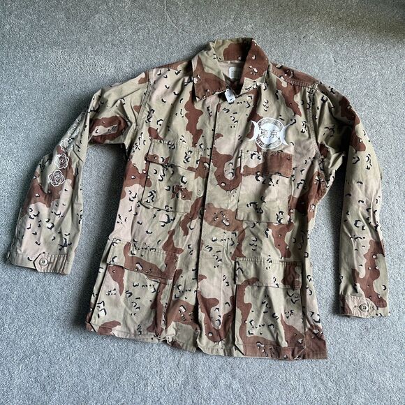 TokyoNotJapan VINTAGE ARMY DESERT CAMOUFLAGE PATTERN COMBAT JACKET - Picture 2 of 13